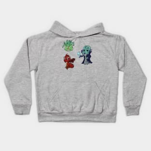 Cute DnD Monsters Set Kids Hoodie